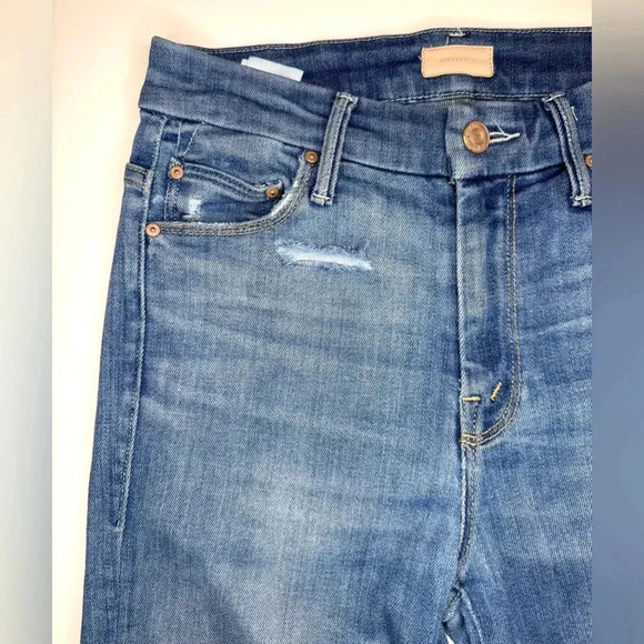 Mother High Waisted Looker Ankle Jeans Size- 24 - Picture 7 of 14